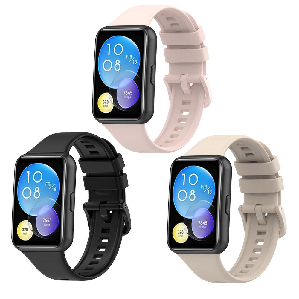 3PCS Sport Silicone Watchband For Huawei Watch Fit 2 Strap Smarwatch Wriststrap For Huawei Fit2 Active Belt Bracelet Accessories