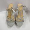Sandalias de Tacón Alto para Mujer de Verano Punta Abierta Tacón de Aguja Tacones Altos de Moda de Gama Alta Impermeables Plataforma Sandalias con Pedrería