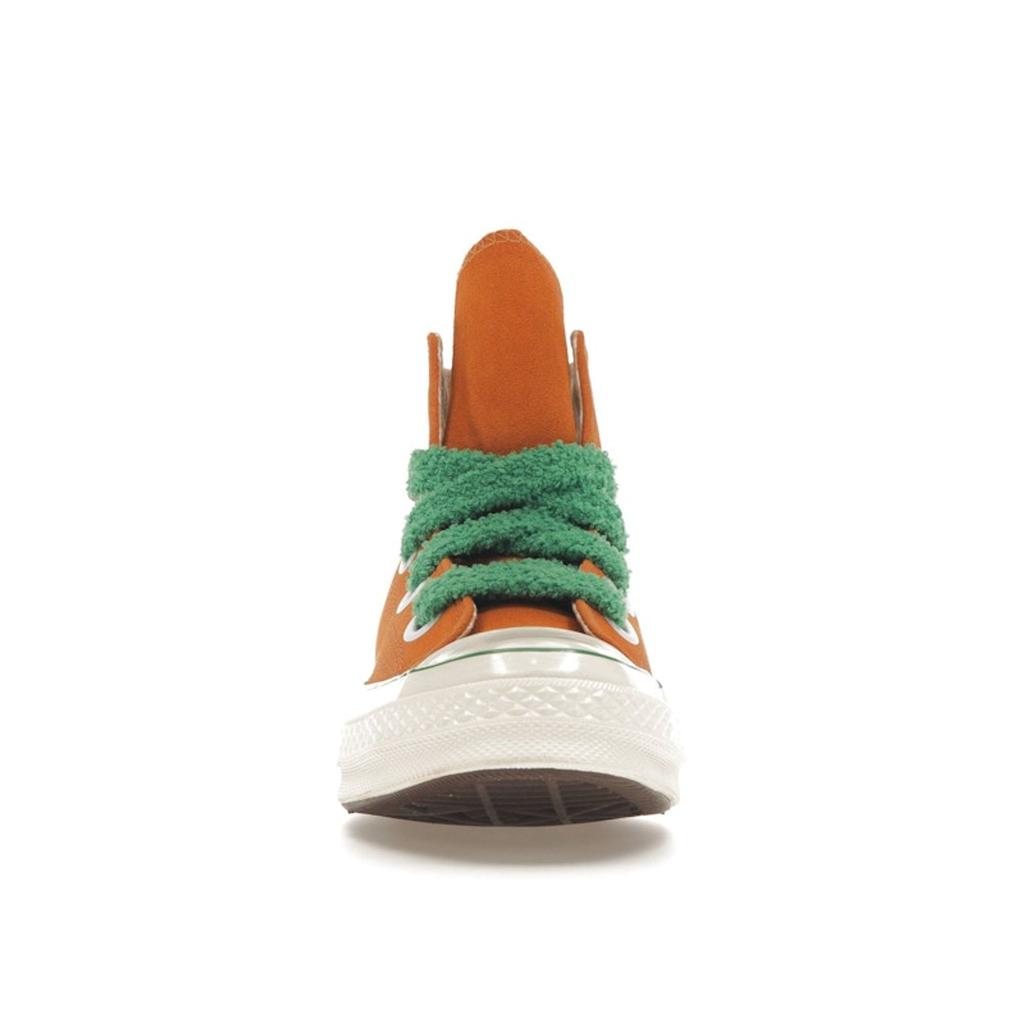Converse Willy Wonka X Chuck 70 High Oompa Loompa Unisex Sneakers Orange Green Egret A08152C