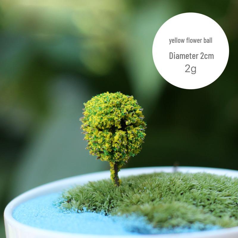 Miniatur-Ornament Rosa Pfirsichblütenbaum für DIY-Landschaftsbau