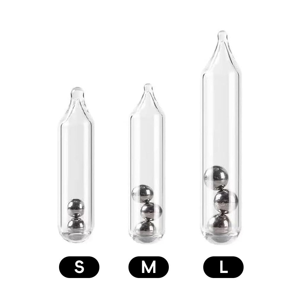 10PCS Lure Soft Bait Rattles With Glass Beads Attract Fish Noise Maker Fishing Supplies