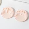 5 Pairs Women's Invisible Foot Socks Soft Open Toe Socks Comfortable Non-slip Split Toe Shock Absorbing Half Palm Socks
