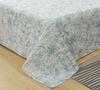 Single Flat Sheet, 150x240cm, 100% Cotton, Dust Mite Resistant, Antibacterial, Leaf Pattern