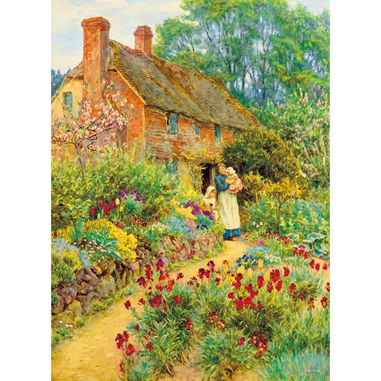 500 Piece Jigsaw Puzzle - Mountainside Cabin, Popular Korean Puzzle