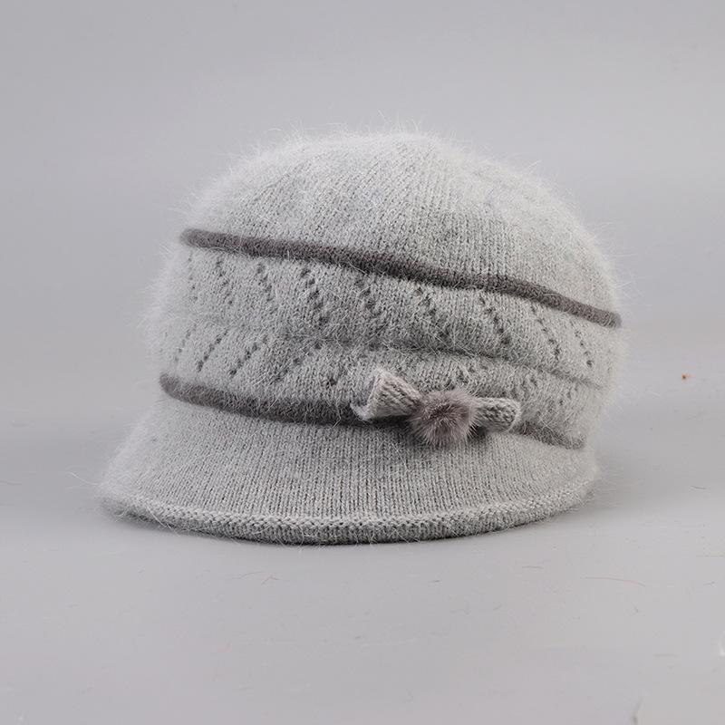 Ladies Outdoor Gloves 1 Set Hat Scarf Gloves Non Allergenic Comfortable Thick Mother Cap Scarf Mittens for Daily