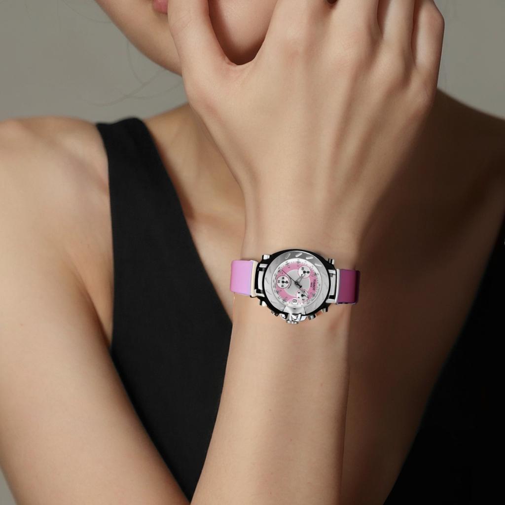 Tissot T Race Quartz Movement 100m Water Resistance Women's Watch 32.6mm Pink Watch Dial T011.217.17.331.00
