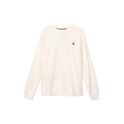 Solid Color Crew Neck Casual Long Sleeve Sweatshirt Men Tops White HF1118-133