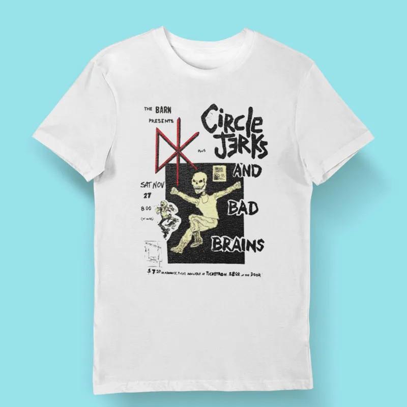 New Circle Jerks White T-Shirt Cotton All Unisex Unisex T-Shirt XXL