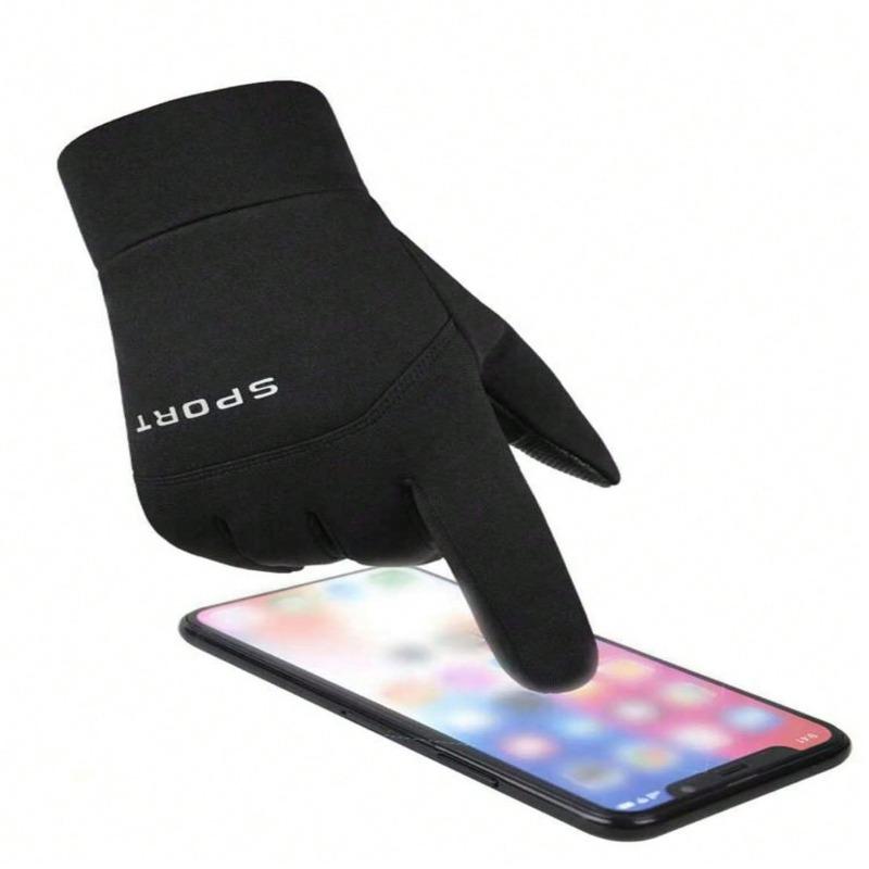 1 Pair Winter Waterproof Windproof Anti-Slip Touchscreen Warm Gloves, Suitable For Outdoor Cycling, Driving, Skiing, Unisex