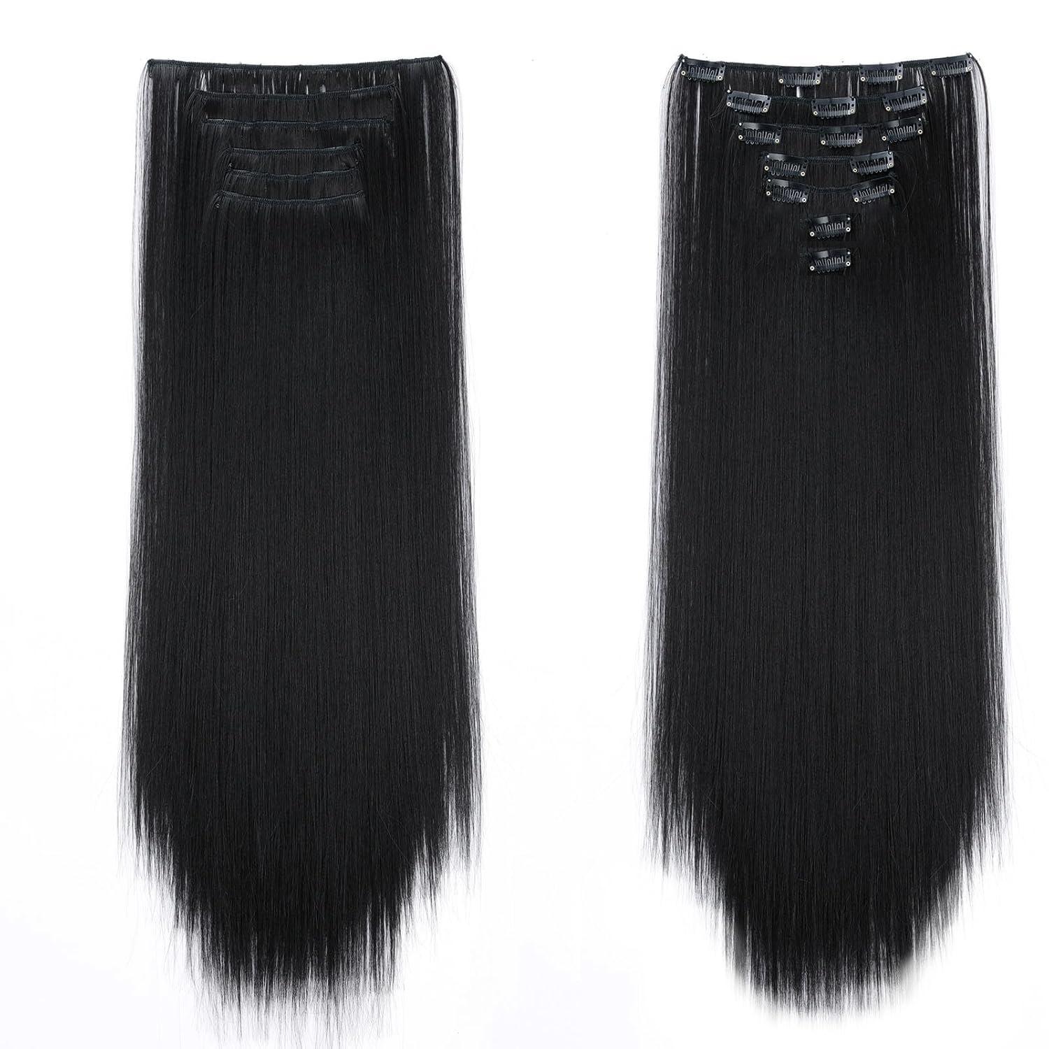 Женский высокотемпературный парик для волос 16 карт набор из 7 частей длинные прямые волосы клипсы для волос