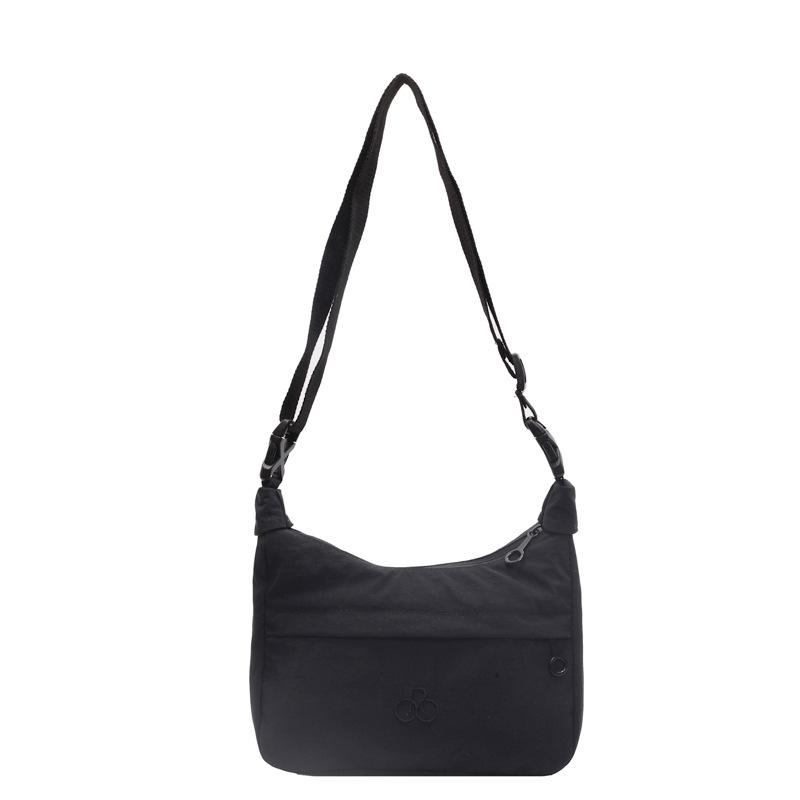 New nylon shoulder bag commuter small square bag lightweight and versatile student messenger bag simple tote bag women's bag