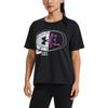 Under Armour Make All Drop Shoulder Sleeve T Shirt Women's Black Unisex 1379390-001