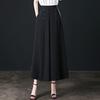 Women's High Waist Wide Leg Pants Loose Fit Street Style Casual Culottes Skirt Pants With Pockets