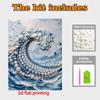 DIY Wave Pearl Diamond Art Kits Without Frame 30x40cm Gem Art Diamond Painting Kits for Adults/Beginners Gift Idea Home Wall Decor