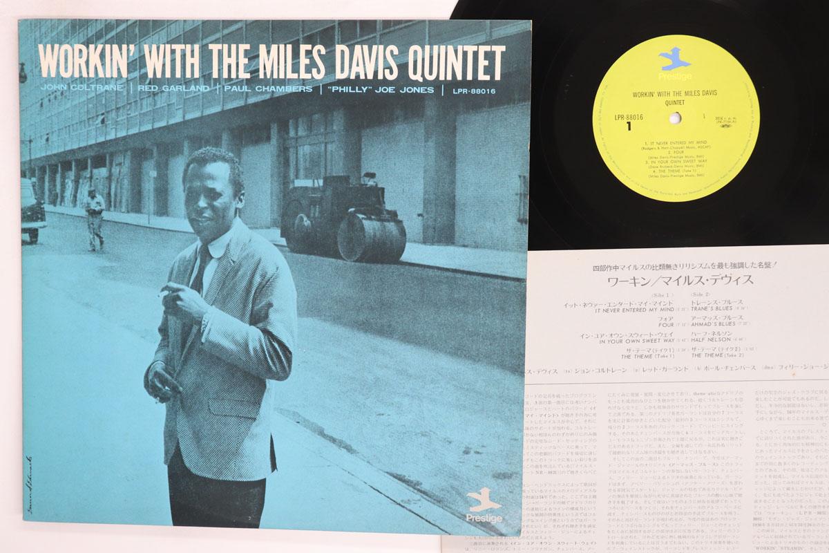 Виниловая пластинка MILES DAVIS Workin With The Miles Davis Quinte LPR88016 PRESTIGE 1974 Япония Джаз Б/у