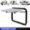 28 X 16 Inch RV Window Aluminum Alloy Frame Tempered Glass Sun Blocking with Hydraulic Support Rod for Trailer Motorhome