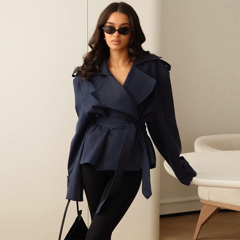 2026 Autumn Women's Fashion: European & American Style Long Sleeve Waist-Cinching Dress