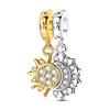 Original 925 Silver Charms Star Moon Sun Starry Sky Pendant Beads For Women Fit Bracelet DIY Fine Jewelry