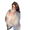 Tuscany imitation fox hair light thousand gold wind fur coat 2 years winter new thickened women's short