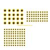 W89C Flower Push Pin for Office Bulletin Board Fabric Marking Picture Hanging Cork Notice Board Thumb Tacks 20/50/80Pcs