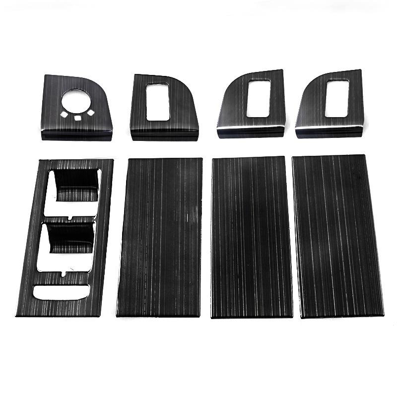 Für Skoda Octavia/RS 2015 ~ 2019 Zubehör LHD 8 teile/los Auto Innen Fenster Glas Lift Control Taste Panel Abdeckung aufkleber
