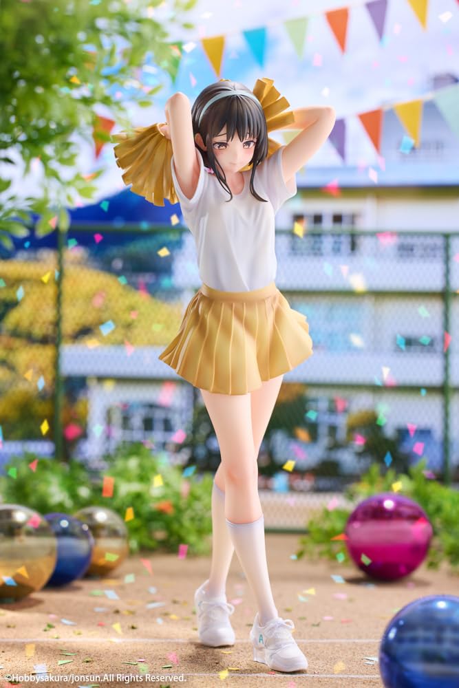 Hobby Sakura Cheerleader Misaki Illustrated by jonsun Height 250mm ABS scale finished figure approx. (including pedestal) PVC, 1/6