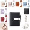 Womens Pu Leather Wallet Card Holder With Zipper And Capacity For Daily Use
