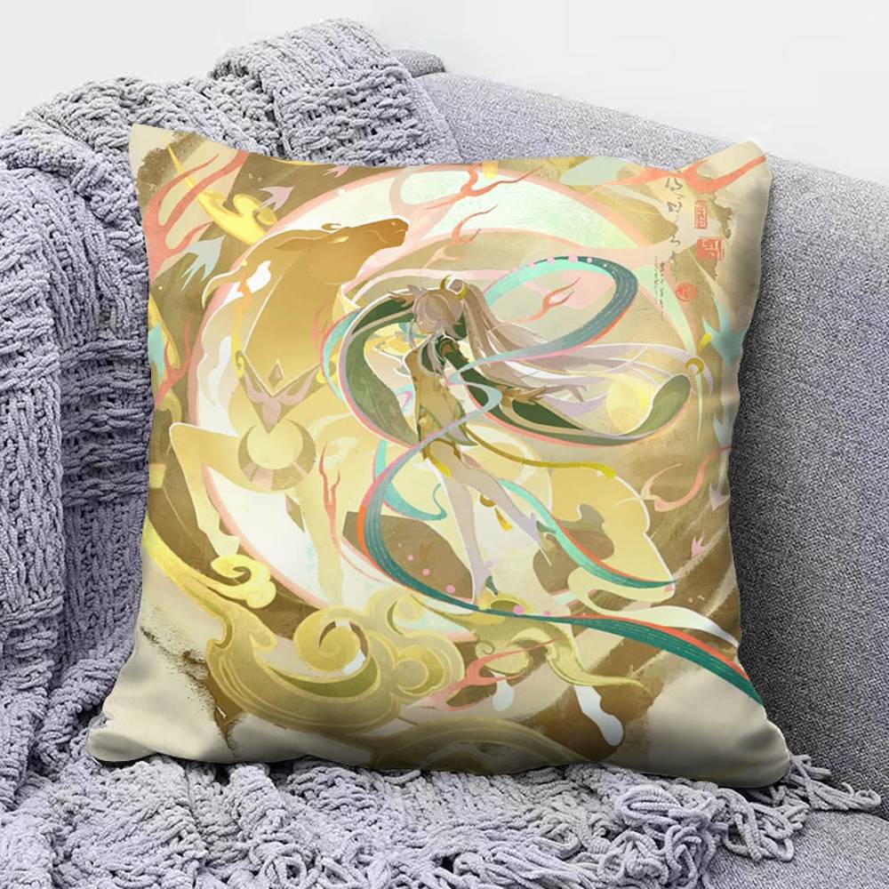 

Zibai Genshin impact Game Home Sofa Cushion Covers and Aecorative Custom Pillow Covers 30X30cm
