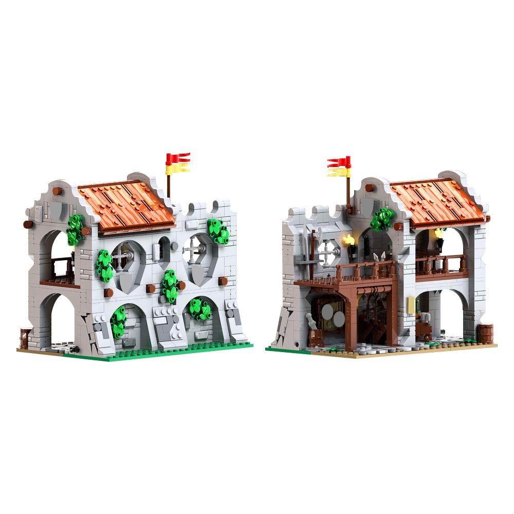 Gobricks MOC-212374 Archer's Rest (Castle Series No. 1) Building Blocks Toys Gifts