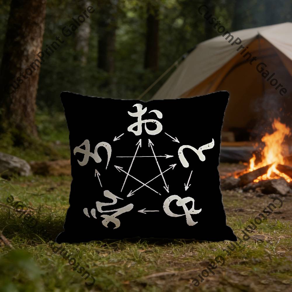 

Otomodachi PPhantom SSiita Polyester Printed Pillow Cover Square 30 35 40 45 50 55 cm Soft for Sofa Bed Car Home Decor 30x30 cm