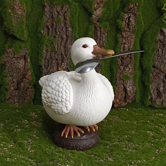 1/2Pcs Magnetic Beak Duck Statue Key Holder Resin Duck Figurine Key Hanger