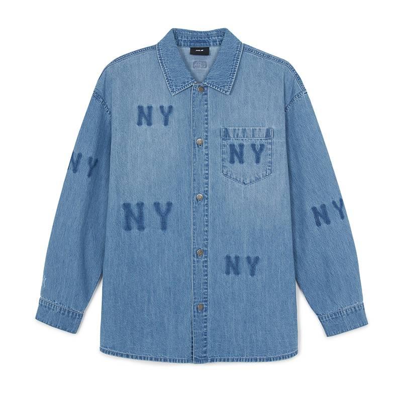 MLB New York Yankees SS26 Shirt Unisex Light Blue 3ADRG0161-50BLL L