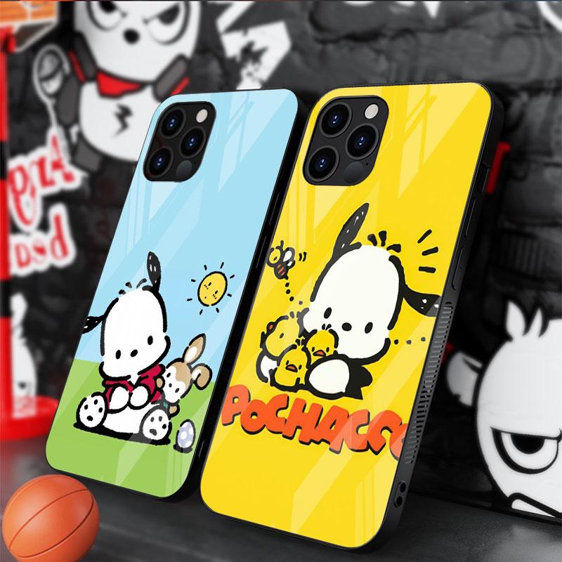 Pachacco Szklane Etui Na Apple iPhone 14 13 Pro 11 12 7 8 Plus SE 2022 XR X XS Max 6 6S Hartowana Osłona Telefonu Kreskówkowe Capas Cas