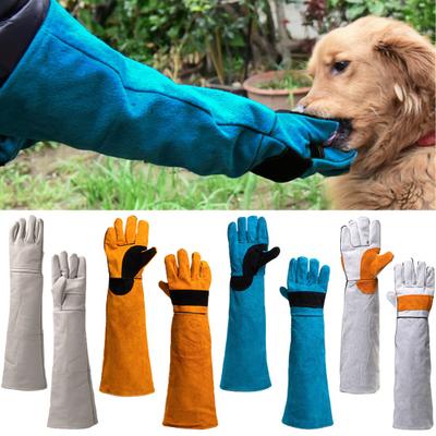 1 Pair Animal Handling Gloves Bite-Proof Long Arm Protection Thickened Bite Resistant