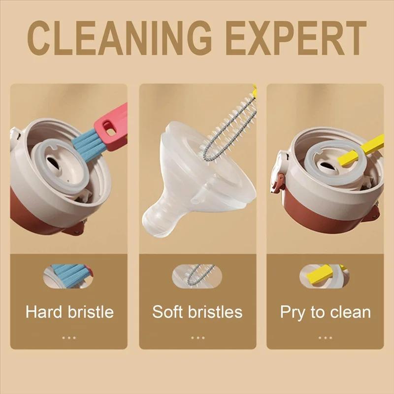Reliable Cup Lid Cleaning Brush, Cup Lid Cleaning Brush Set, Cleaning Brush Portable Cup Lid Cleaner With Brus Durable