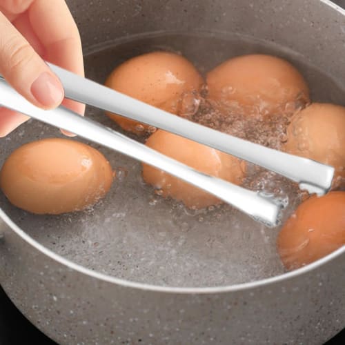 Egg Chalaza Remover Tool - Egg Chalaza Remover | Stainless Steel Egg Sheller | Chalaza Membrane Remover with Non-Slip Ice Clip | Egg Shell Debris Remo