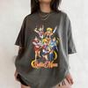 Anime Sailor Moon Retro Pattern Summer Cotton Tshirt for Both Men and Women Street Casual Trendy Shortsleeved Design