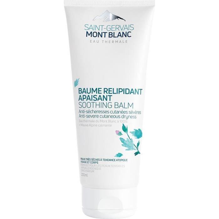 Baume Hydratant Corps - SAINT-GERVAIS MONT BLANC - 200 Ml - Apaisant - Hypoallergénique - Relipidant
