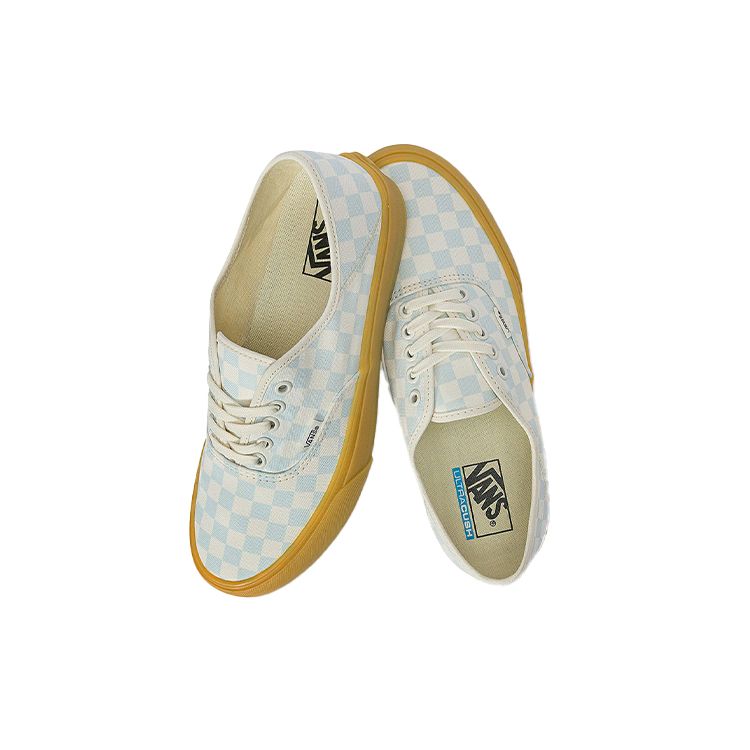 Vans Autentické SF kockované - Dymovo modré s gumovou podrážkou Unisex tenisky Marshmallow VN0A4BWT7Z2