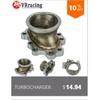 VR RACING- Stainless Steel Adapter for T25 T28 GT25 GT28 2.5" 63mm V-band Clamp Flange Turbo Down Pipe Adapter VR4833