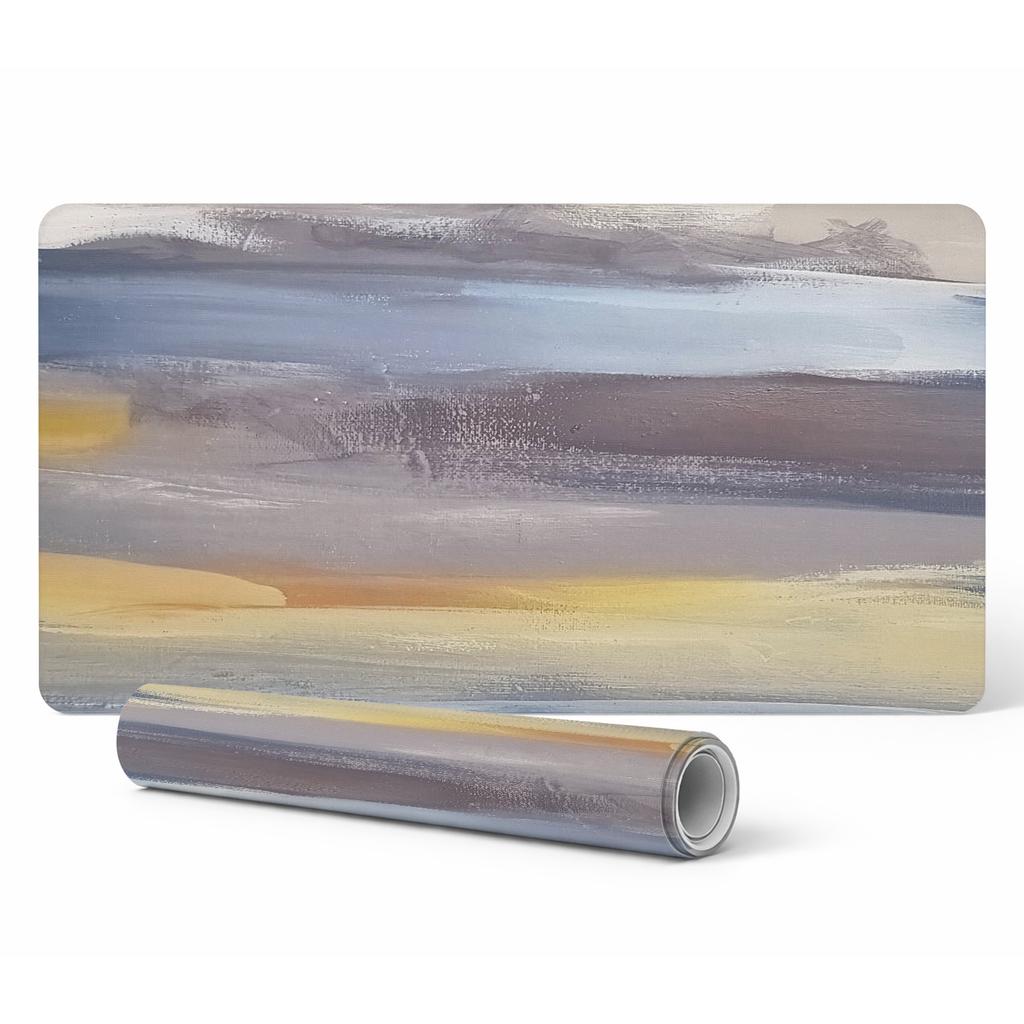 Protective Desk Mat for Office Work Abstract Landscape 120X60 Cm