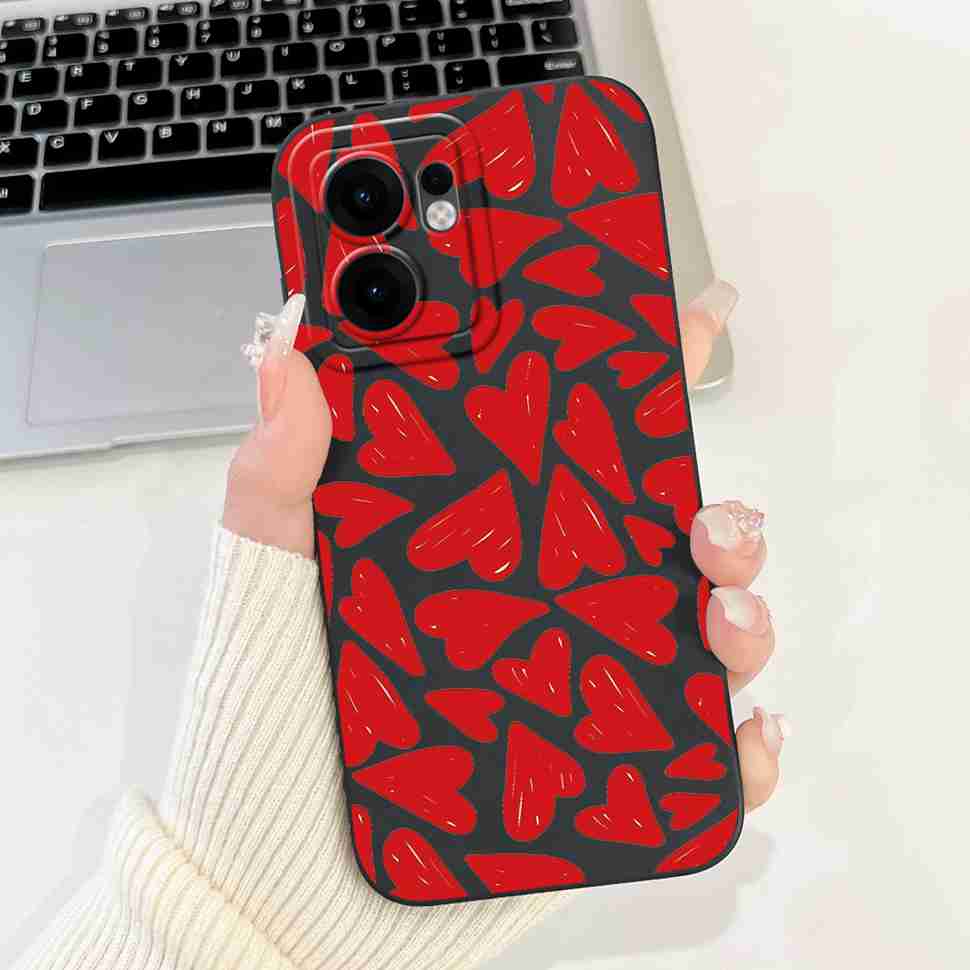 Flower Rabbit Case For OPPO Reno 13F 4G 5G Silicone Soft Cover For OPPO Reno13 F Reno13F 5G CPH2699 2025 Fundas Capas