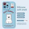 West Highland Puppy Apple 16 Pro Max Phone Case iPhone 15 14 Full Coverage Shockproof Silicone Cover Cute Style