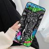 Elephant Floral Tribal Case For Oppo A54 A74 A94 A18 A57 A17 A77 A38 A58 A78 A98 A80 A60 A40 A96 A76 A16 A15 A5 Pro