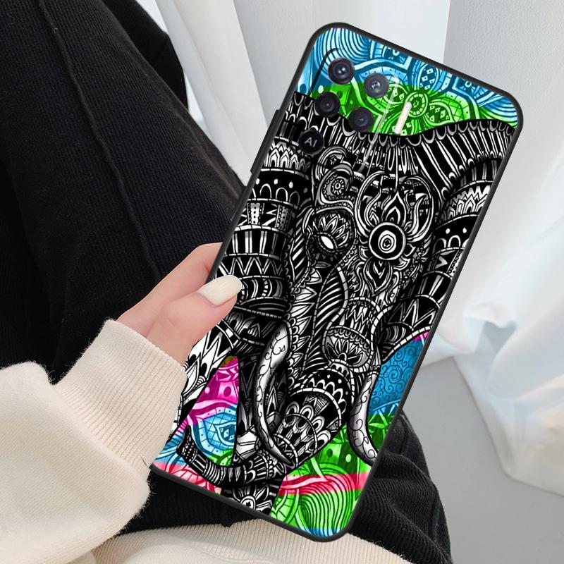 

Elephant Floral Tribal Case For Oppo A54 A74 A94 A18 A57 A17 A77 A38 A58 A78 A98 A80 A60 A40 A96 A76 A16 A15 A5 Pro OPPO A54 4G