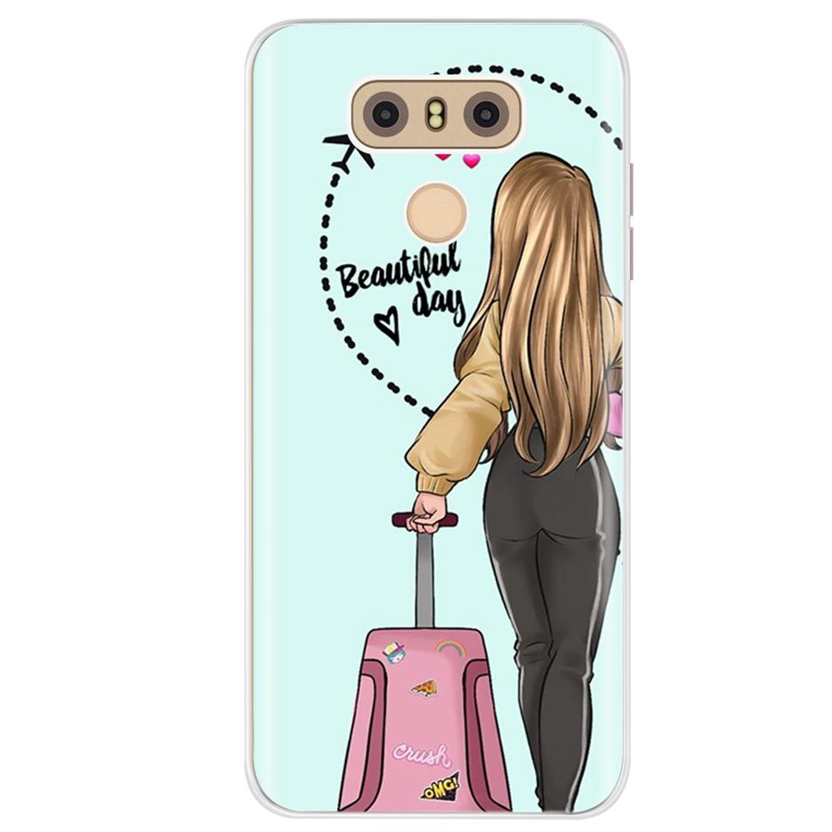 For LG G6 Case Cute Cat Cartoon Cover Soft Silicone Phone Case For LG G6 Plus G 6 LGG6 H870 H871 H872 H873 Back Cover 6.7'' Capa