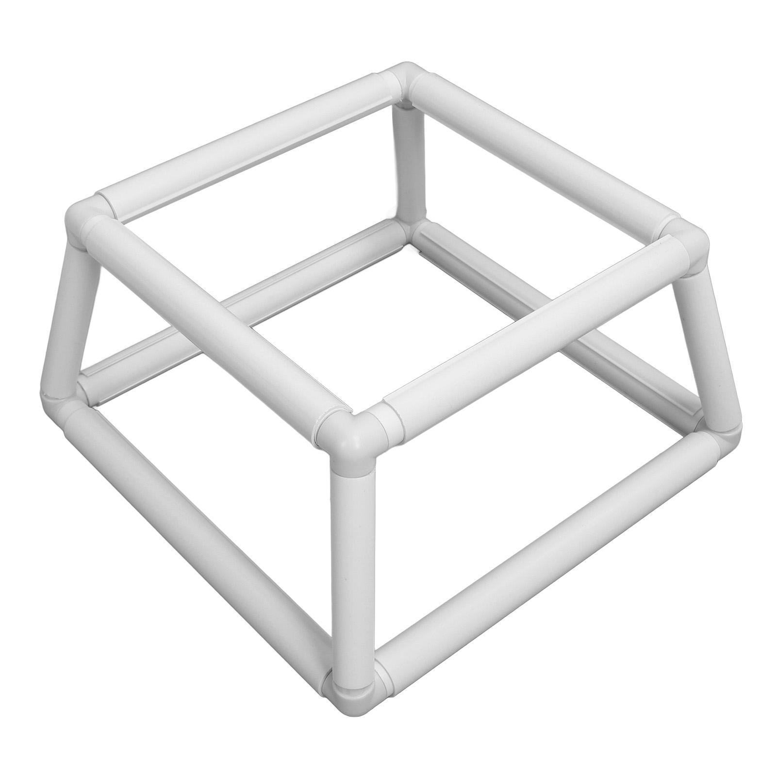 

Подставка для вышивки крестиком, держатель для вышивки крестиком, прямоугольная пластиковая трубка, двухслойная белый