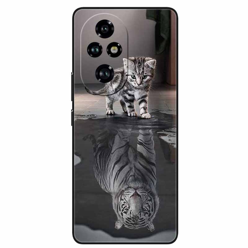 For Honor 200 5G Case Lovely Cute Cartoon Silicone TPU Soft Phone Cover for Honor 200 Honor200 Protect Back Shells FUnda Coque