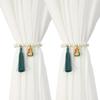 Magnetic Curtain Strap Abs Pearl Storage Curtain Buckle Curtain Strap Decorative Bow