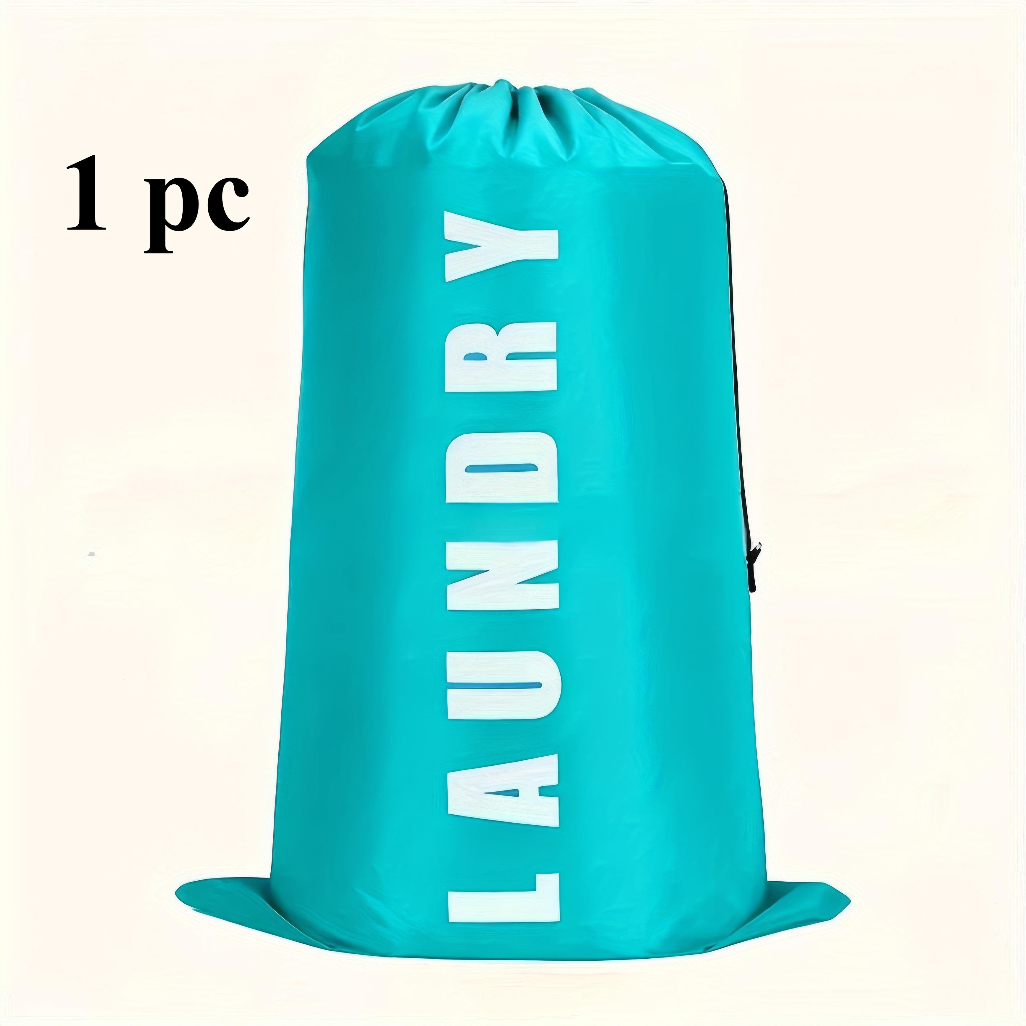 

1 Durable Oxford Cloth Drawstring Storage Bag in Blue, Easy To Carry, Foldable, Suitable for Dormitories and Camping L